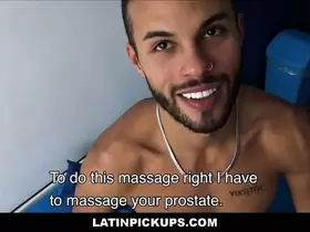 Latin Jock Boy Picked Up For Massage Paid Cash For Fuck POV  - Abe